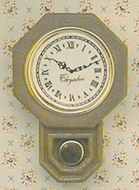 Dollhouse Miniature School Clock